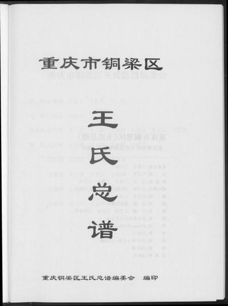 四川王氏族谱-重庆铜梁王氏总谱.pdf电子版插图5