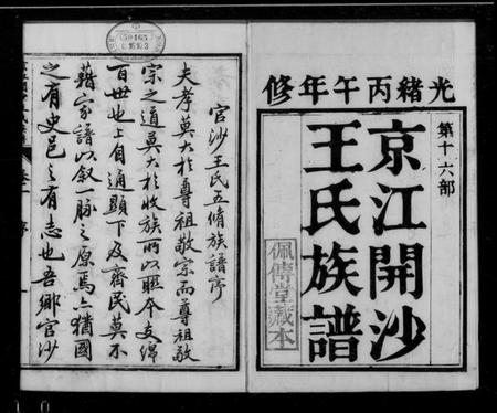 江苏王氏族谱-京江开沙王氏族谱 [10卷].pdf电子版