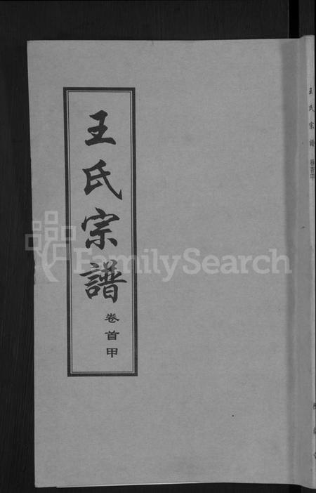 湖北王氏族谱-王氏宗谱[18卷首6卷].pdf电子版