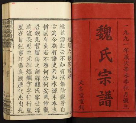 湖北魏氏族谱-魏氏宗谱.pdf电子版插图1