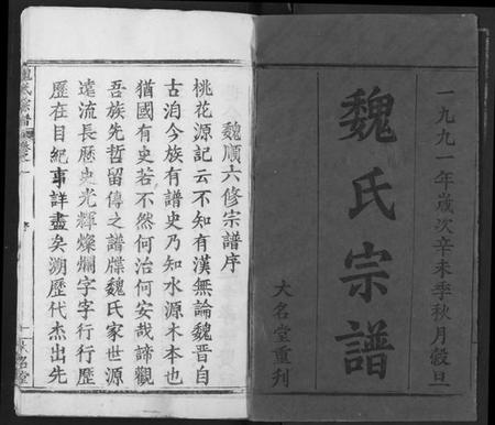 湖北魏氏族谱-魏氏宗谱.pdf电子版插图1