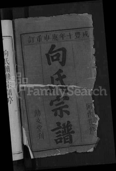 湖北向氏族谱-向氏宗谱 [19卷首1卷].pdf电子版插图2