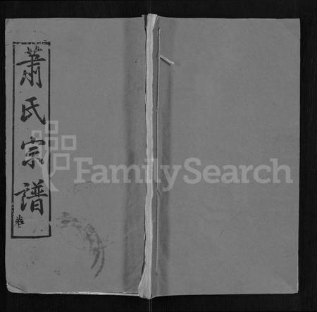 湖北萧氏族谱-萧氏宗谱 [19卷,首3卷].pdf电子版