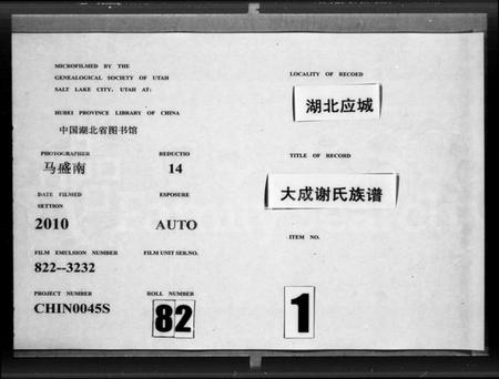湖北谢氏族谱-大成谢氏族谱 [8卷].pdf电子版插图3