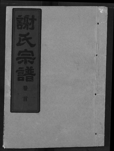 湖北谢氏族谱-谢氏宗谱.pdf电子版