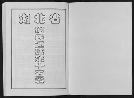 湖北谢氏族谱-谢氏宗谱.pdf电子版插图1