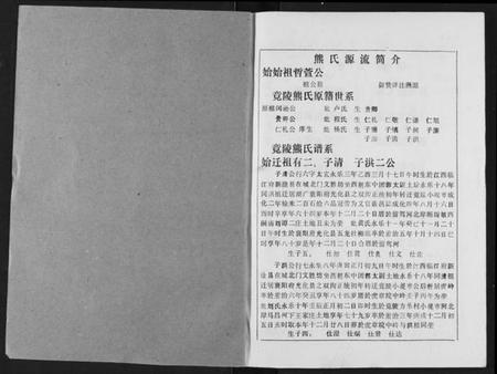 湖北熊氏族谱-熊氏家庭档案簿.pdf电子版插图1