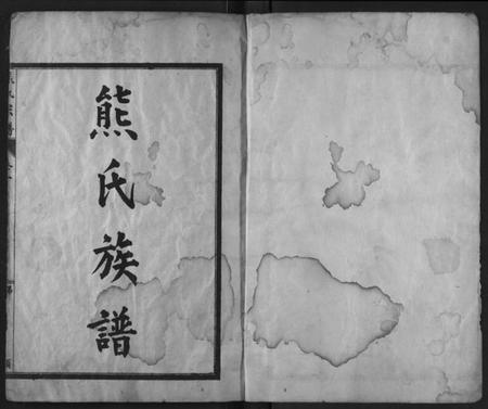 湖北熊氏族谱-熊氏族谱.pdf电子版插图1