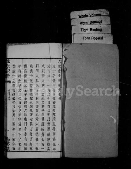 江苏徐氏族谱-徐氏宗谱.pdf电子版插图1