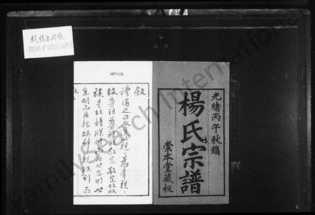 江苏杨氏族谱-杨氏宗谱 [12卷].pdf电子版插图1