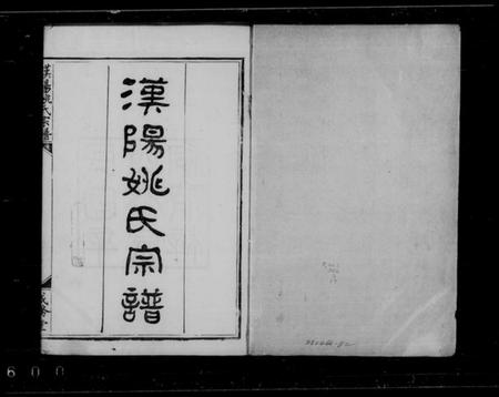 湖北姚氏族谱-汉阳姚氏宗谱 [16卷].pdf电子版