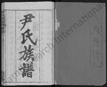 湖北尹氏族谱-尹氏族谱 [32卷,首2卷].pdf电子版插图1