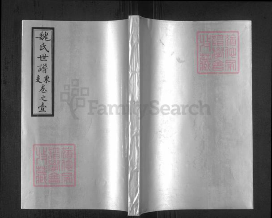 山东省淄博市高青县唐坊镇魏氏万裔堂族谱-魏氏世谱.东支.pdf电子版