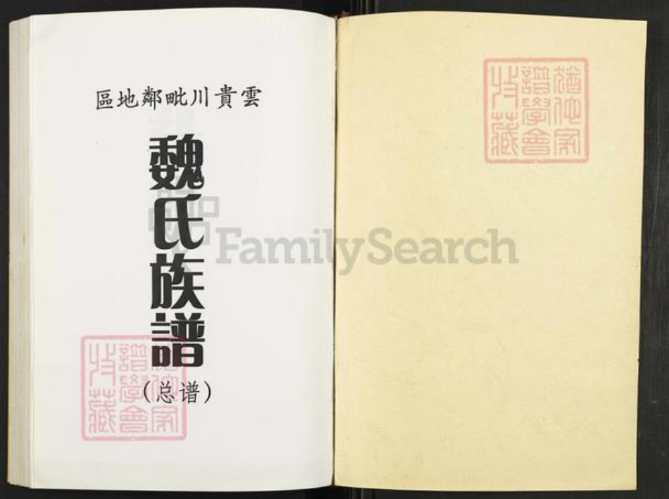 四川省泸州市叙永县麻城镇魏氏族谱-云贵川毗邻地区魏氏族谱(总谱).pdf电子版插图1