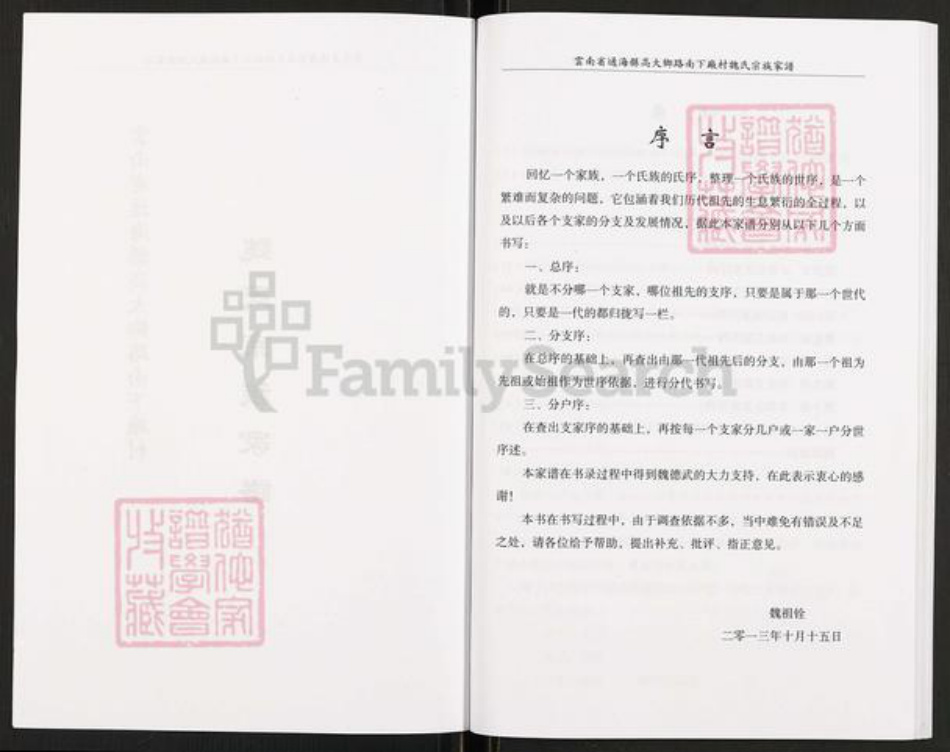 云南省玉溪市通海县高大傣族彝族乡魏氏族谱-魏氏宗族家谱.pdf电子版插图2