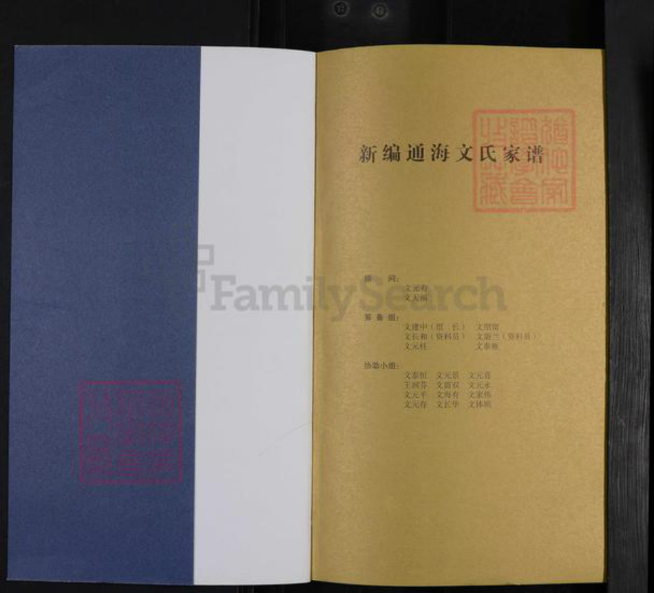 云南省玉溪市通海县文氏族谱-新编通海文氏家谱.pdf电子版插图1