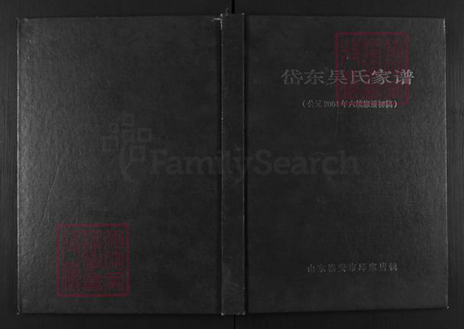 山东省泰安市泰山区吴氏族谱-岱东吴氏家谱.pdf电子版