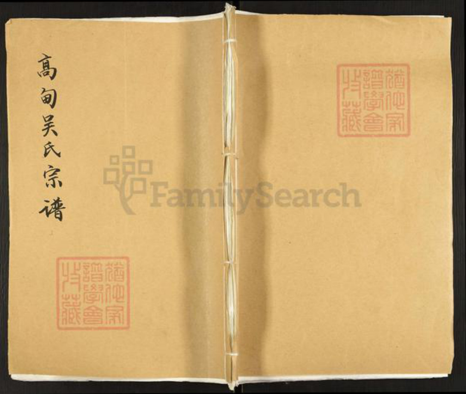 安徽省铜陵市枞阳县雨坛镇吴氏着存堂族谱-高甸吴氏宗谱.pdf电子版