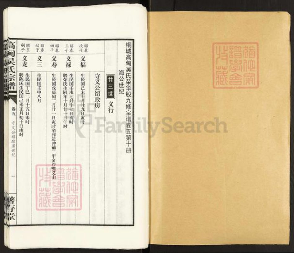 安徽省铜陵市枞阳县雨坛镇吴氏着存堂族谱-高甸吴氏宗谱.pdf电子版插图1