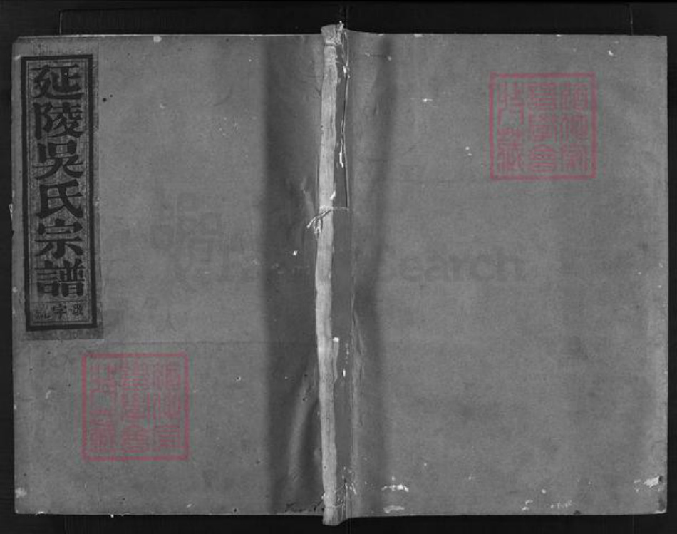 浙江省吴氏族谱-延陵吴氏宗谱 [4卷].pdf电子版插图1