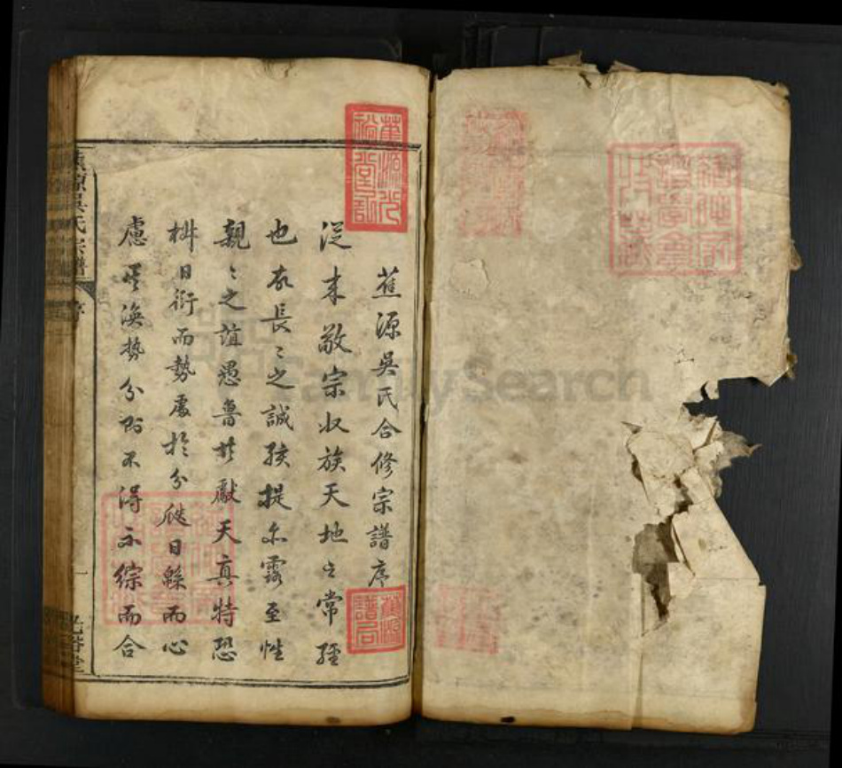 江西省上饶市婺源县清华镇吴氏光裕堂族谱-蕉源吴氏宗谱.pdf电子版插图1