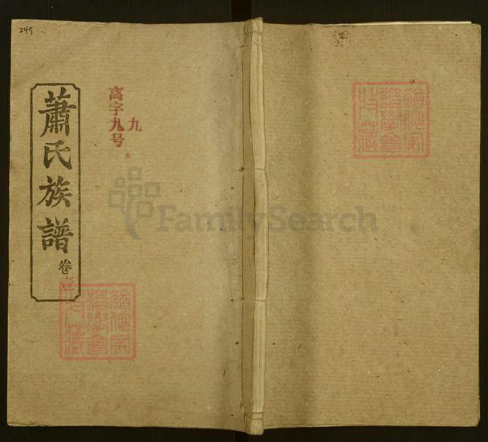 湖南省娄底市涟源市茅塘镇萧氏麟阁堂族谱-涧溪萧氏续修族谱.pdf电子版