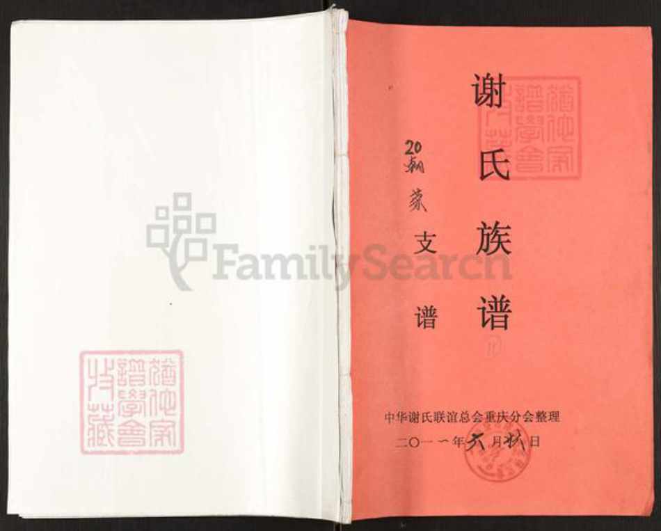 重庆市开州区谢氏宝树堂族谱-谢氏族谱.pdf电子版