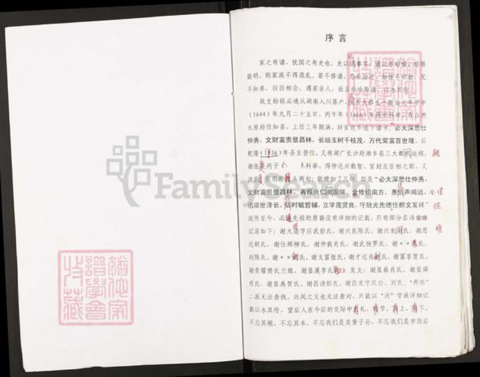 重庆市开州区谢氏族谱-谢氏族谱.pdf电子版插图1