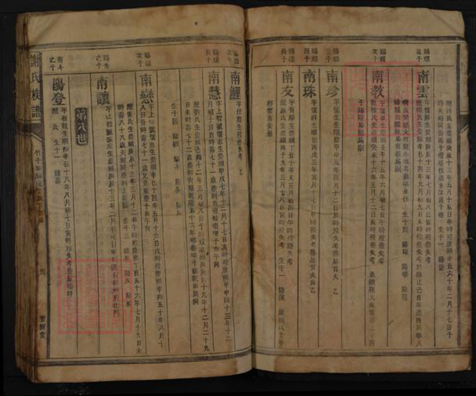 湖南省郴州市桂阳县谢氏宝树堂族谱-谢氏族谱.pdf电子版插图4 湖南省郴州市桂阳县谢氏宝树堂族谱-谢氏族谱.pdf电子版插图4