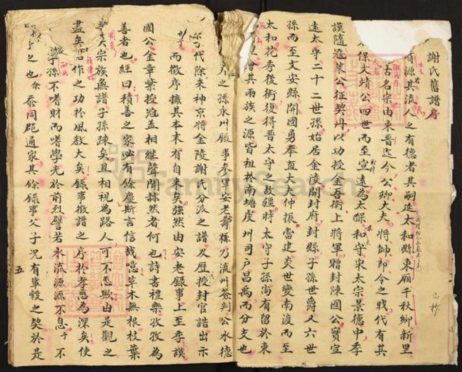 湖南省邵阳市谢氏族谱-谢氏家谱.pdf电子版插图5 湖南省邵阳市谢氏族谱-谢氏家谱.pdf电子版插图5