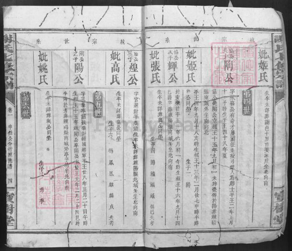 湖北省咸宁市通城县谢氏宝树堂族谱-谢氏七修宗谱.pdf电子版插图4