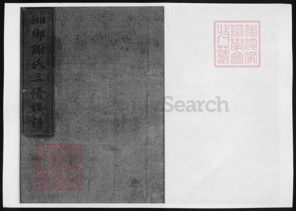 湖南省湘潭市湘乡市湘乡谢氏族谱-谢氏续修族谱.pdf电子版