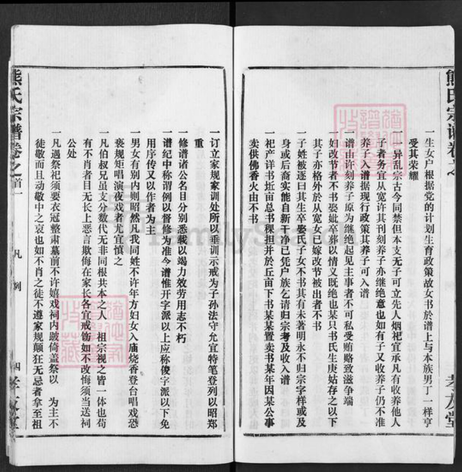 湖北省黄冈市浠水县汪岗镇熊氏孝友堂族谱-熊氏宗谱.pdf电子版插图4 湖北省黄冈市浠水县汪岗镇熊氏孝友堂族谱-熊氏宗谱.pdf电子版插图4