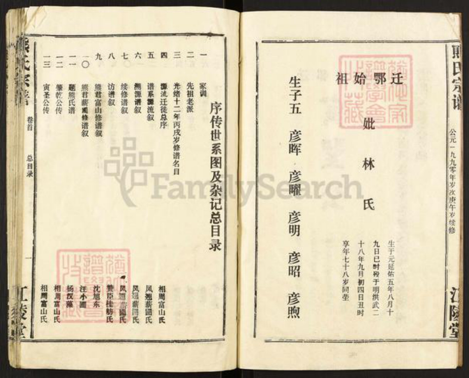 湖北省荆州市监利县熊氏江陵堂族谱-熊氏宗谱.pdf电子版插图5