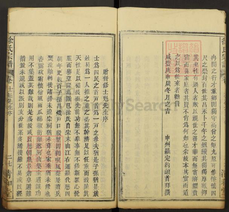 湖北省黄冈市罗田县徐氏清和堂族谱-徐氏宗谱.pdf电子版插图3