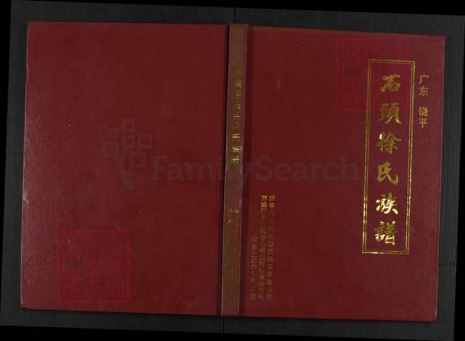 广东省潮州市饶平县海山镇徐氏追远堂族谱-石头徐氏族谱.pdf电子版