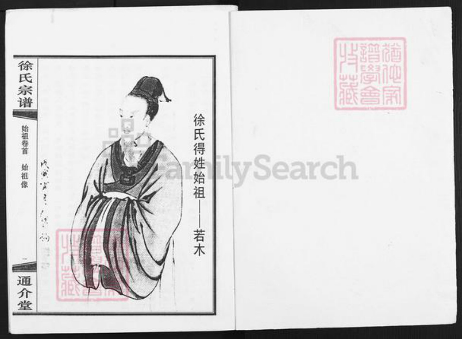 安徽省安庆市望江县徐氏通介堂族谱-徐氏宗谱.pdf电子版插图1
