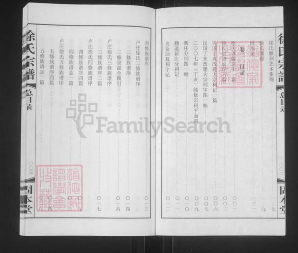 江苏省常州市武进县徐氏固本堂族谱-徐氏宗谱.pdf电子版插图3