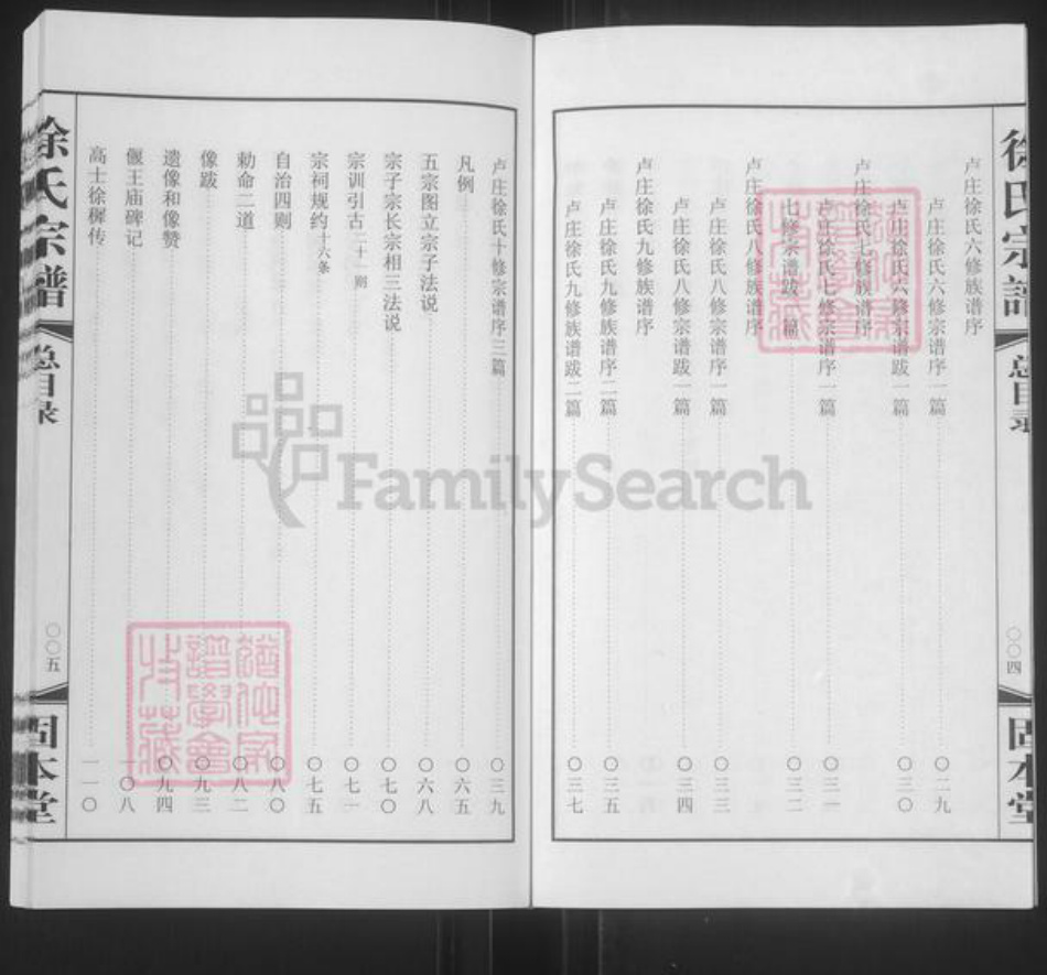 江苏省常州市武进县徐氏固本堂族谱-徐氏宗谱.pdf电子版插图4