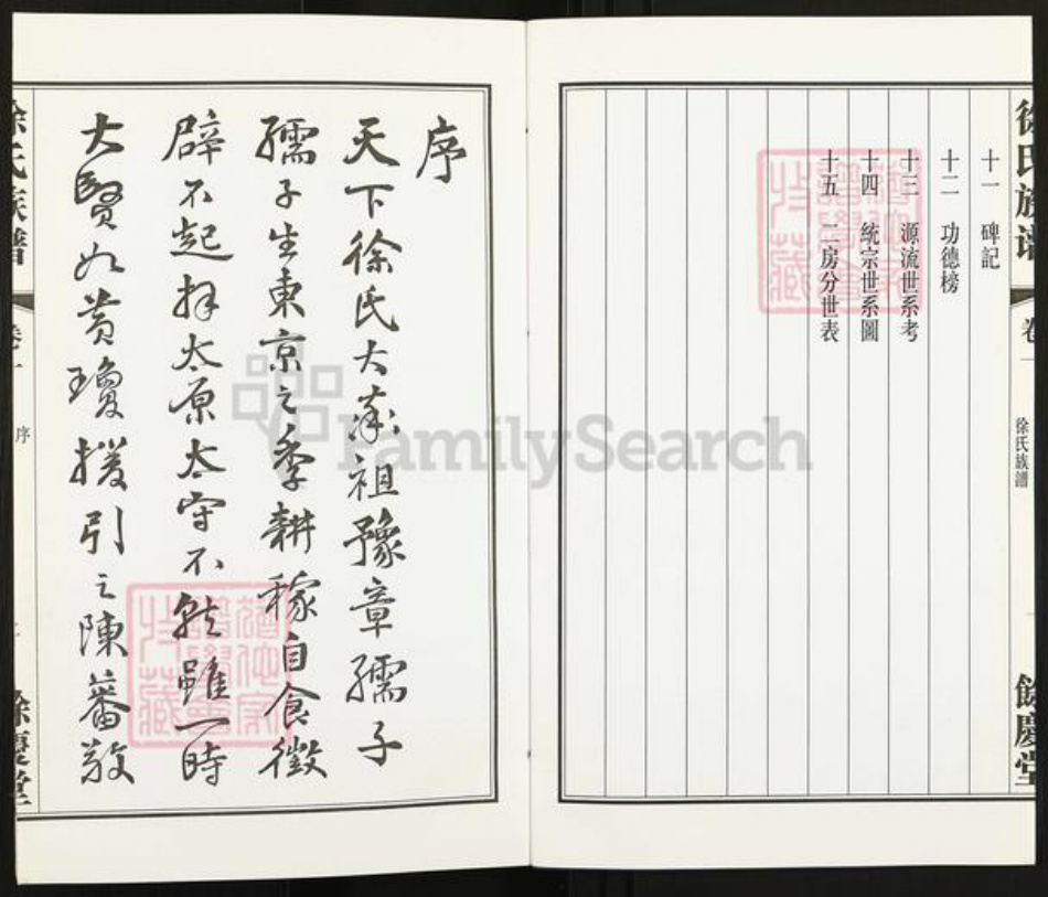 江苏省常州市武进县洛阳镇徐氏余庆堂族谱-曹巷里薛巷徐氏族谱.pdf电子版插图2