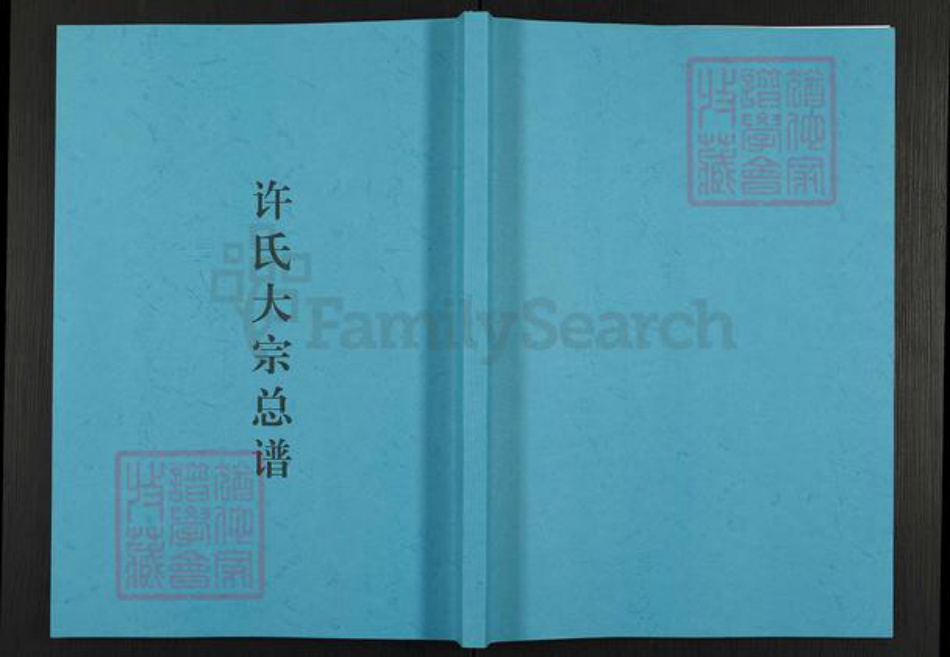 湖北省黄石市阳新县许氏敦本堂族谱-许氏大宗总谱.pdf电子版