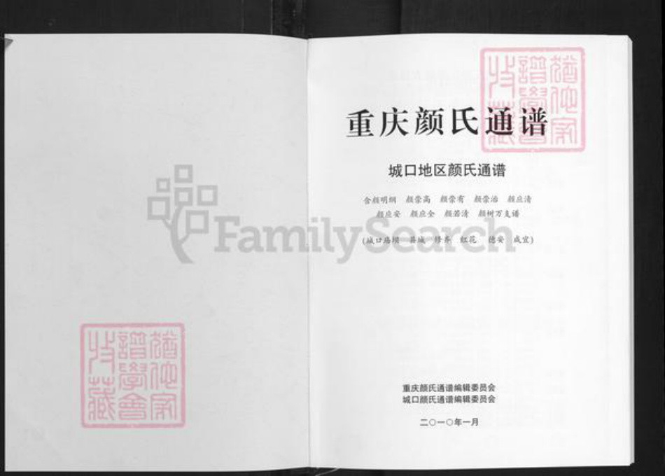 重庆市城口县颜氏族谱-重庆颜氏宗谱.城口地区颜氏通谱.pdf电子版插图1 重庆市城口县颜氏族谱-重庆颜氏宗谱.城口地区颜氏通谱.pdf电子版插图1