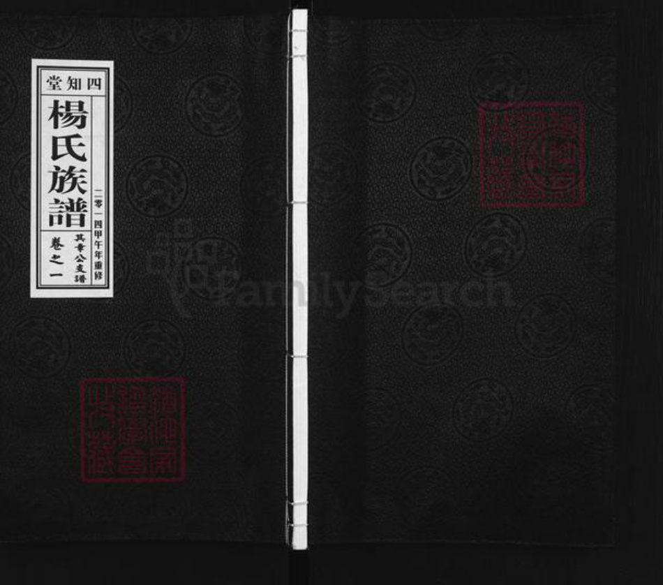 江苏省扬州市江都区杨氏四知堂族谱-杨氏族谱.pdf电子版