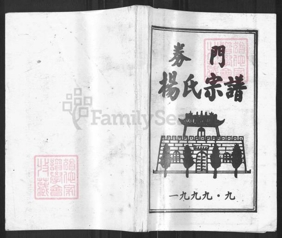 河南省南阳市唐河县源潭镇杨氏四知堂族谱-泗洲券门杨氏宗谱.pdf电子版