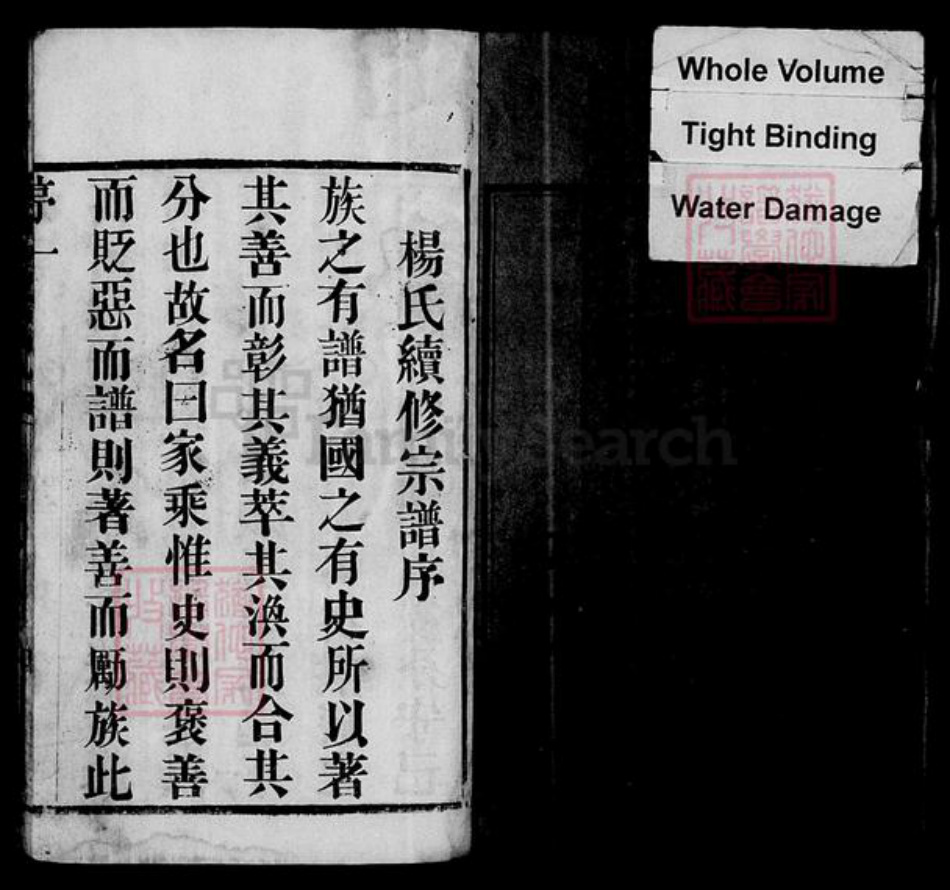 江苏省无锡市无锡杨氏四知堂族谱-安阳杨氏宗谱 [16卷].pdf电子版插图3