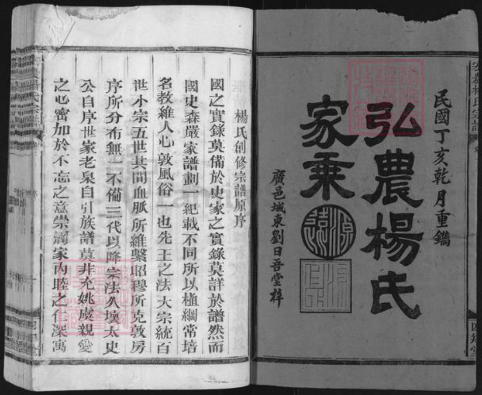 江西省上饶市广丰区横山镇杨氏四知堂族谱-杨氏宗谱.pdf电子版插图1