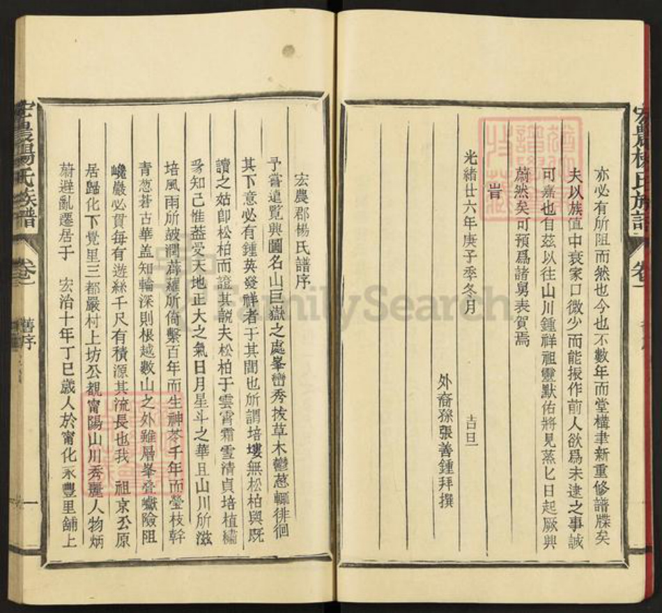 福建省三明市宁化县中沙乡杨氏族谱-宏农杨氏族谱.pdf电子版插图4