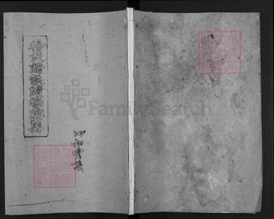 重庆市綦江区杨氏四知堂族谱-杨氏谱帙续编汇集.pdf电子版