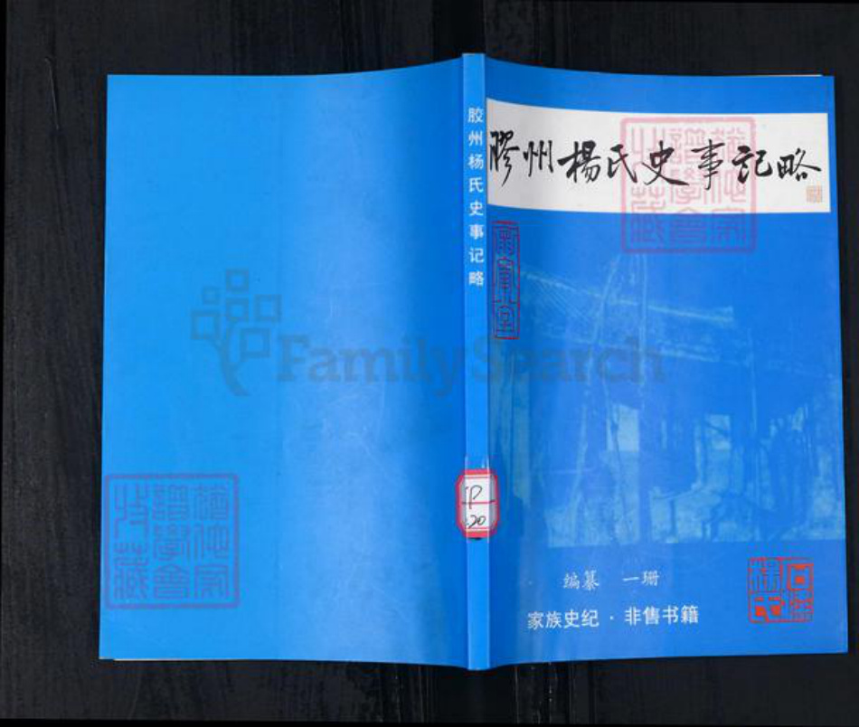 山东省青岛市胶州市杨氏族谱-胶州杨氏史事记略.pdf电子版