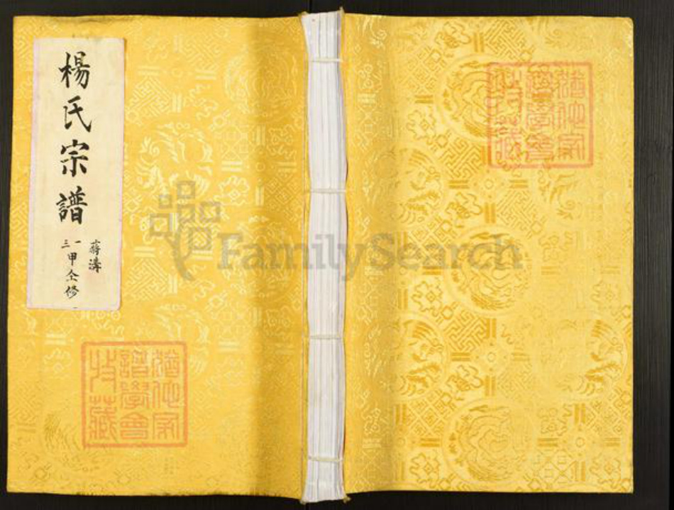 江苏省扬州市高邮市杨氏四知堂族谱-江苏省高邮县第五区蒋家沟杨氏宗谱.pdf电子版